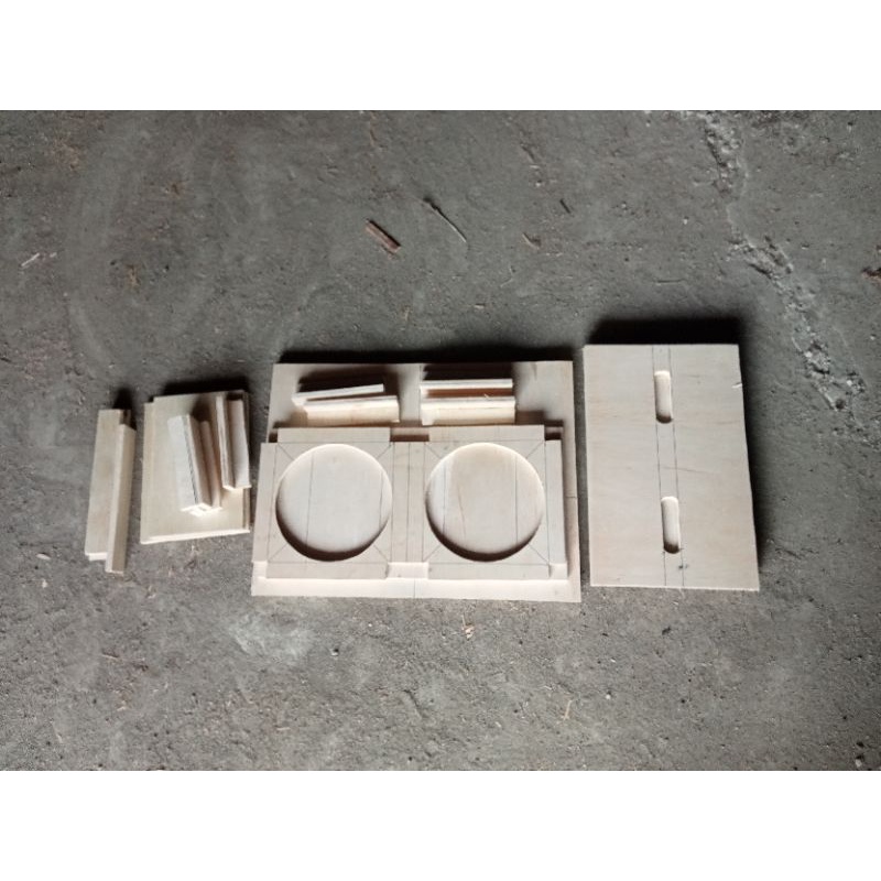 Jual potongan box planar double 6 inch tinggal rakit | Shopee Indonesia