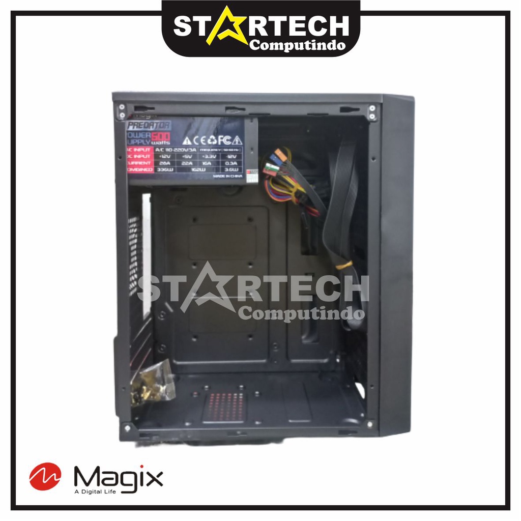 Jual CASING PC MAGIX MICRO ATX + Power Supply MAGIX 500WATT - A3 ...