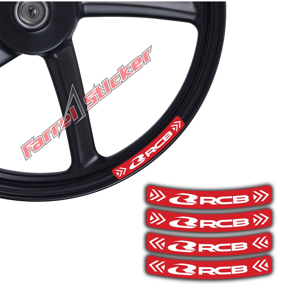 Jual sticker velg RCB stiker RIM Racing Boy PrintCut | Shopee Indonesia