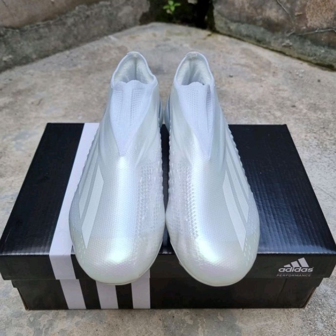 Sepatu Bola Adidas X Speedportal White Fg