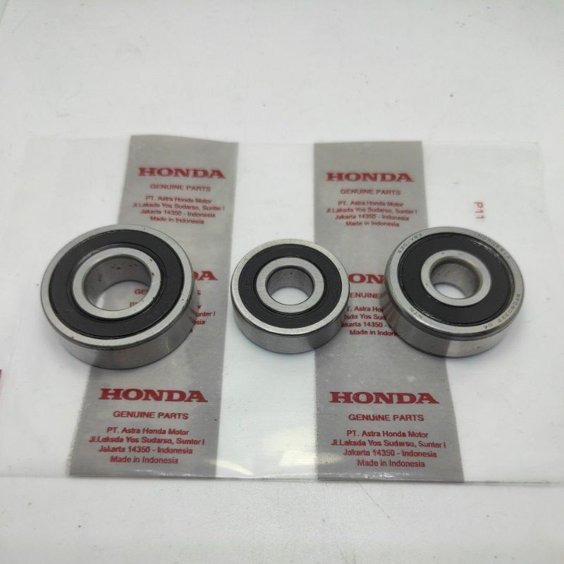 Jual Bearing roda belakang dan gear 6301 6201 6203 kharisma Supra X 125