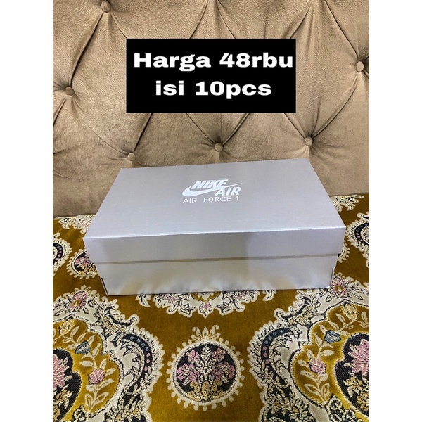 inerbox-dus-box-kotak sepatu Nike force murah (isi 10pcs) - Main Image