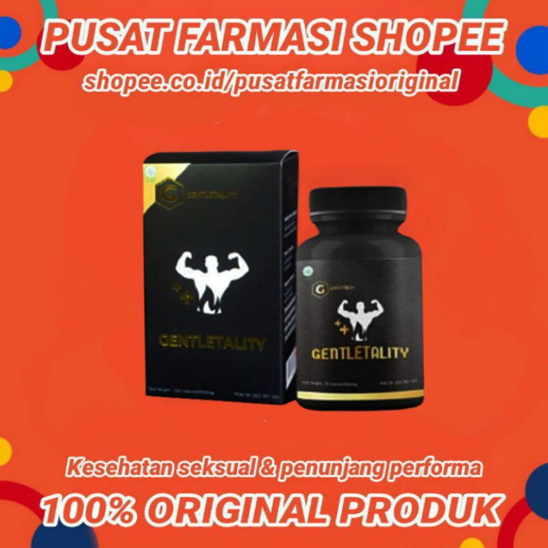 Jual Gentletality 100 Original Suplemen Herbal Stamina Pria Dewasa