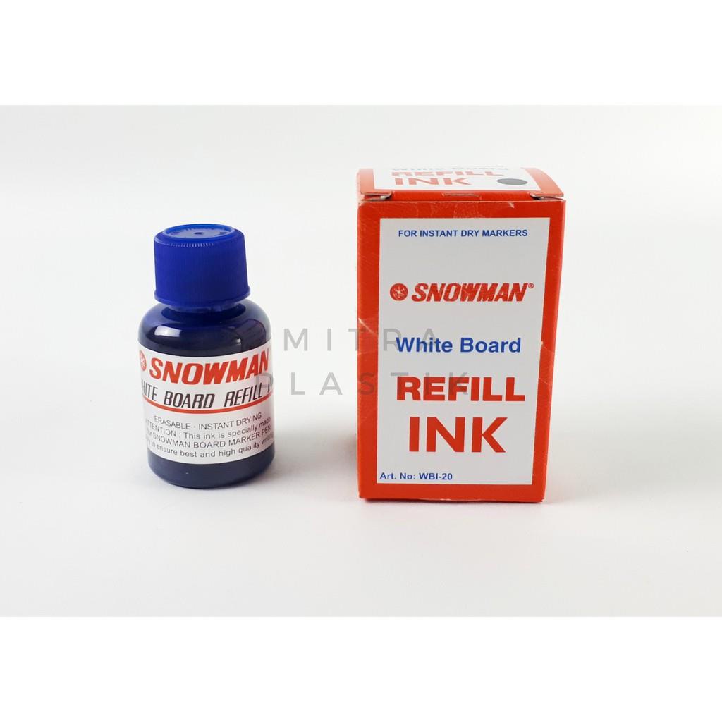 ISI ULANG TINTA SPIDOL WHITEBOARD Snowman - biru