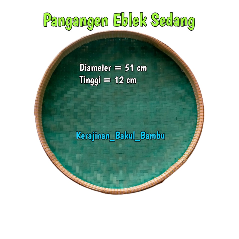 Jual Pangangen Eblek Sedang pendingin nasi nampan nasi Tampah nasi ...