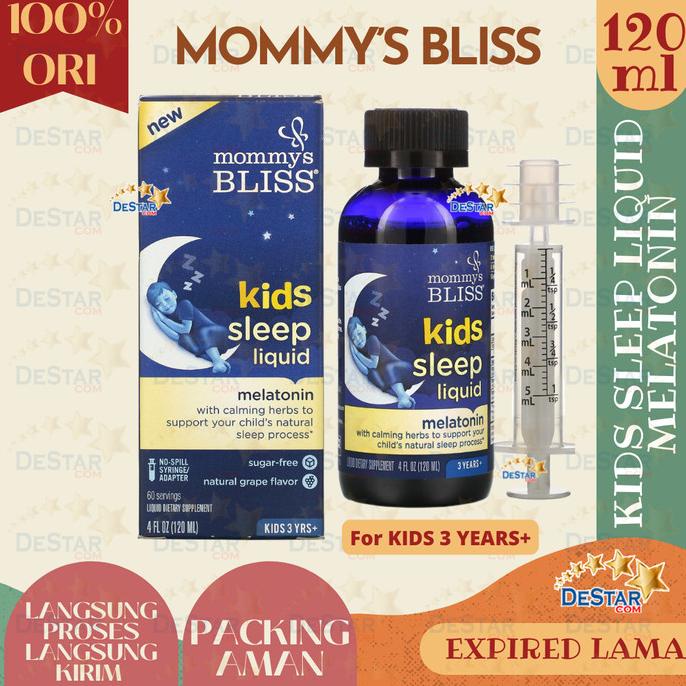 Jual MOMMY'S BLISS KIDS SLEEP LIQUID MELATONIN 120 ML Shopee Indonesia