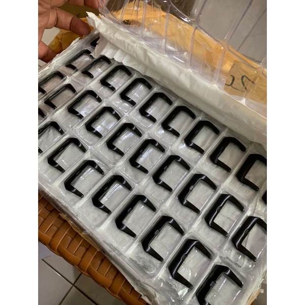 Jual Buckle Jam Tangan Hitam Polos Stell 22mm dan 24mm | Shopee Indonesia