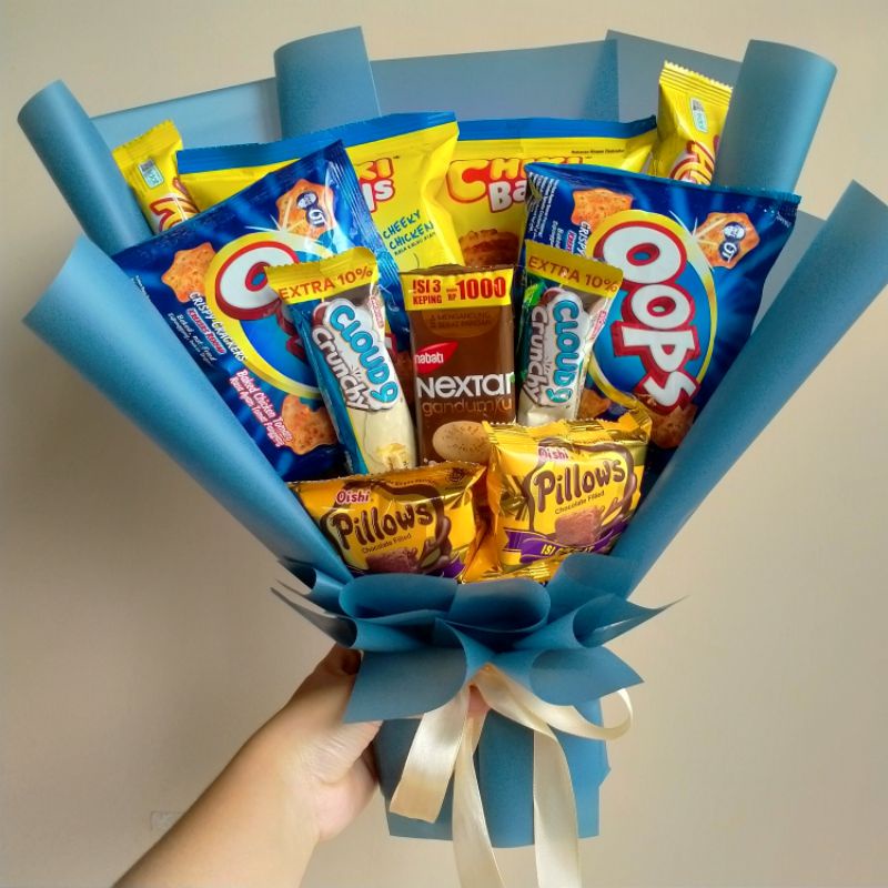 Jual Bucket snack / buket snack / bouquet snack murah dan elegan cocok ...