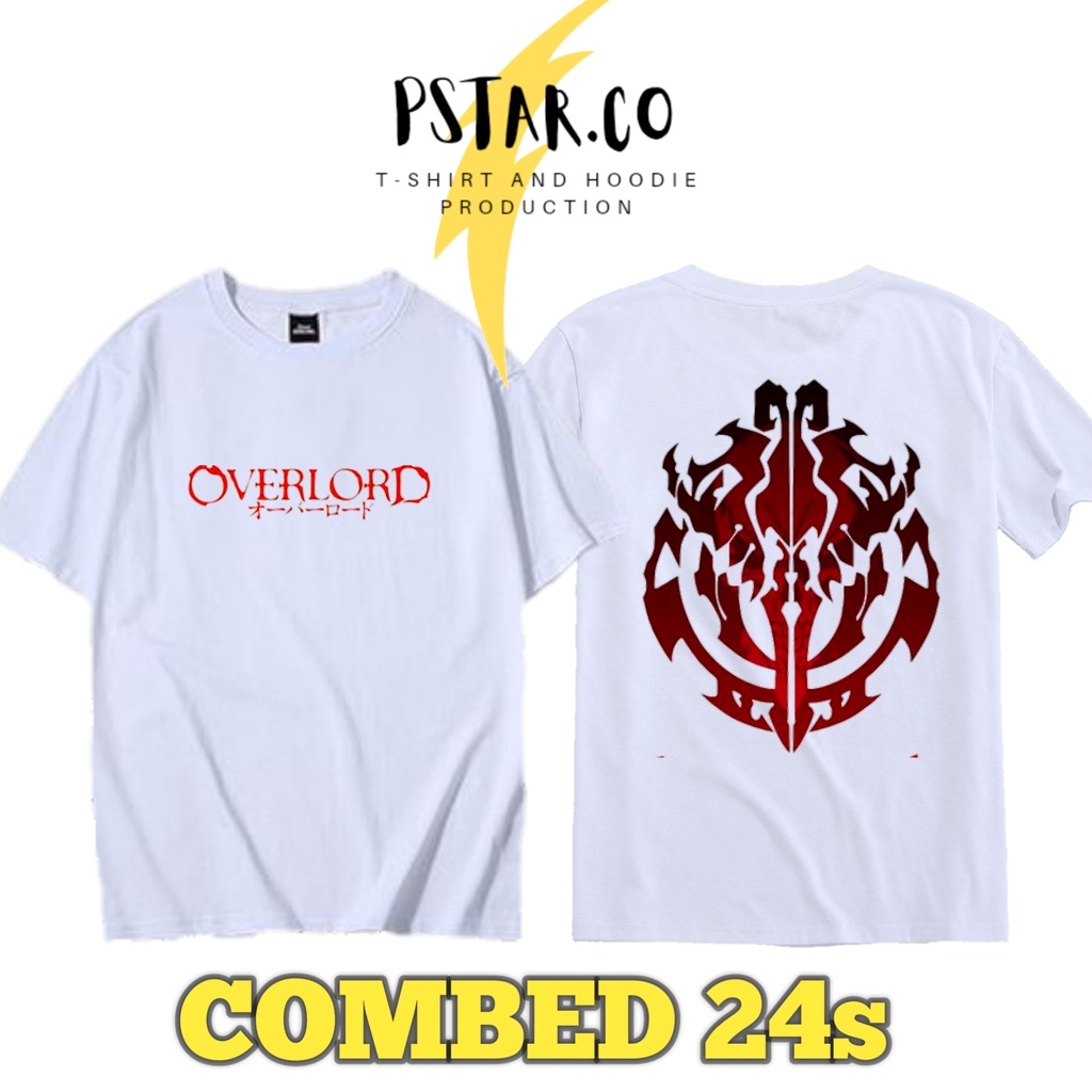 Jual Baju Kaos Anime Overlord Logo New Cotton 24s Shopee Indonesia 5930