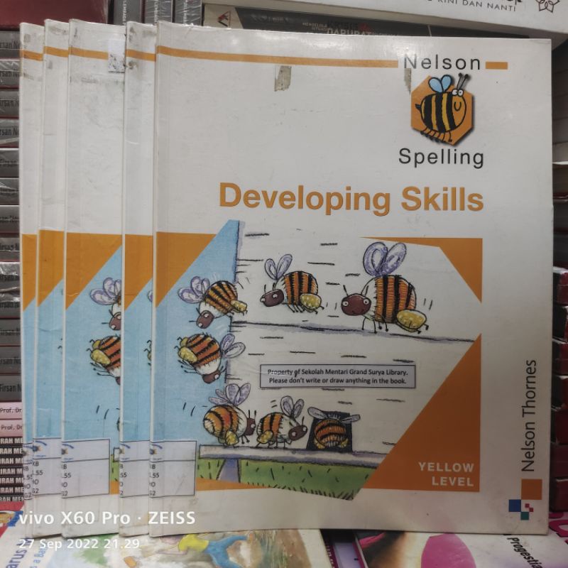 Jual NELSON SPELLING DEVELOPING SKILLS YELLOW LEVEL | Shopee Indonesia