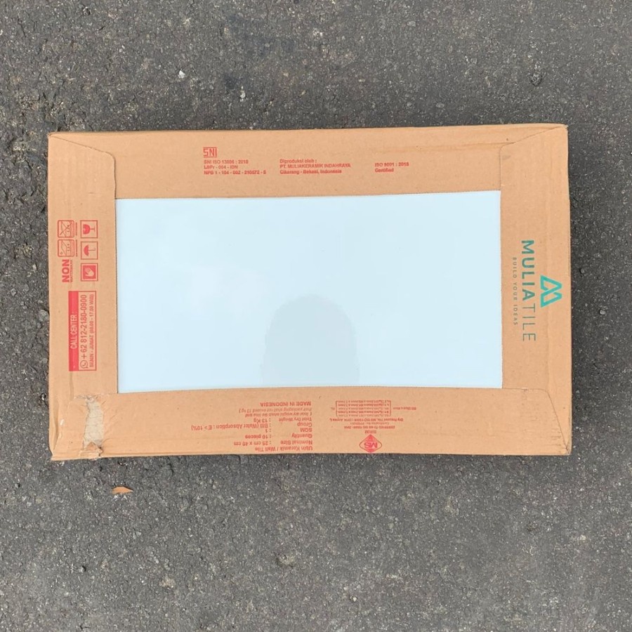 Jual KERAMIK MULIA 25X40 GLOSSY WHITE KERAMIK DINDING KAMAR MANDI DAPUR