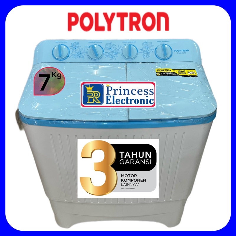 Jual Mesin Cuci Polytron 2 Tabung 7kg Low Watt | Shopee Indonesia