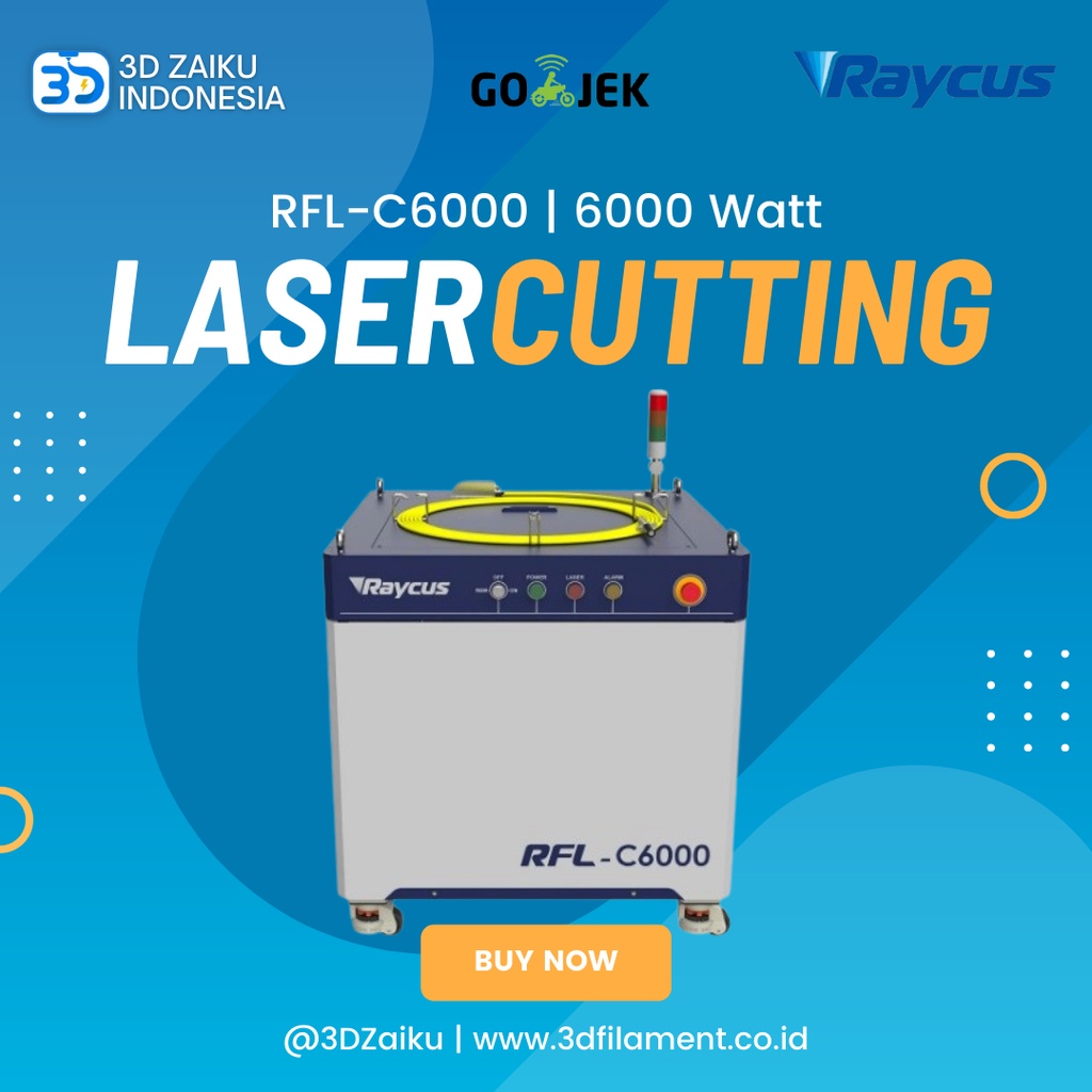 Jual Original Raycus Fiber Laser Cutting 6000 Watt Source RFL-C6000 ...