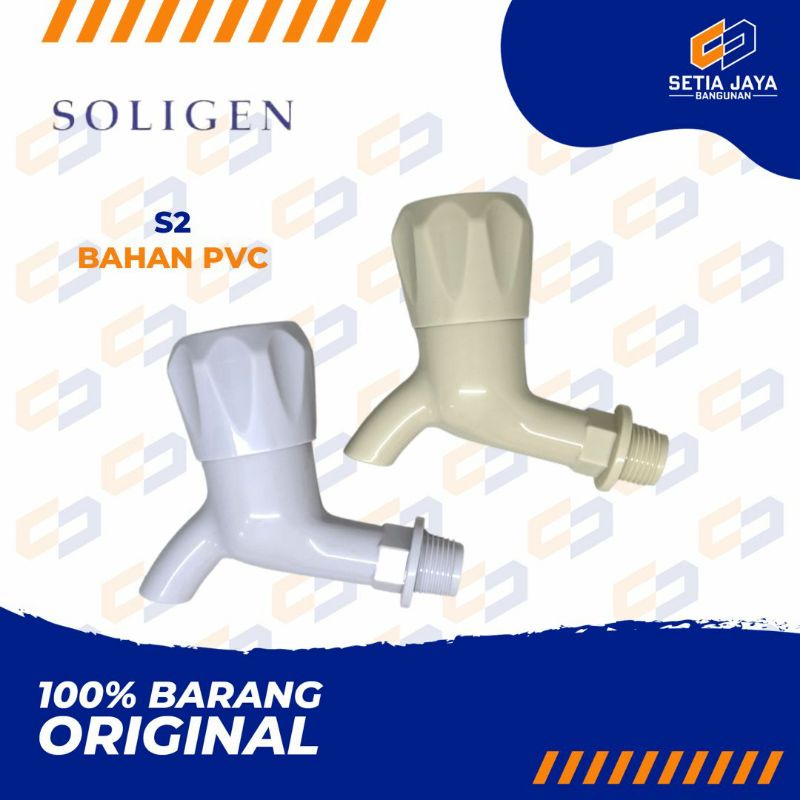 Jual Kran / Keran Air Dinding / Tembok PVC / Plastik Soligen S2 / S 2 ...