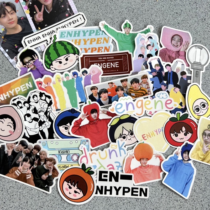 Jual Enhypen sticker set 30 pcs waterproof | Shopee Indonesia