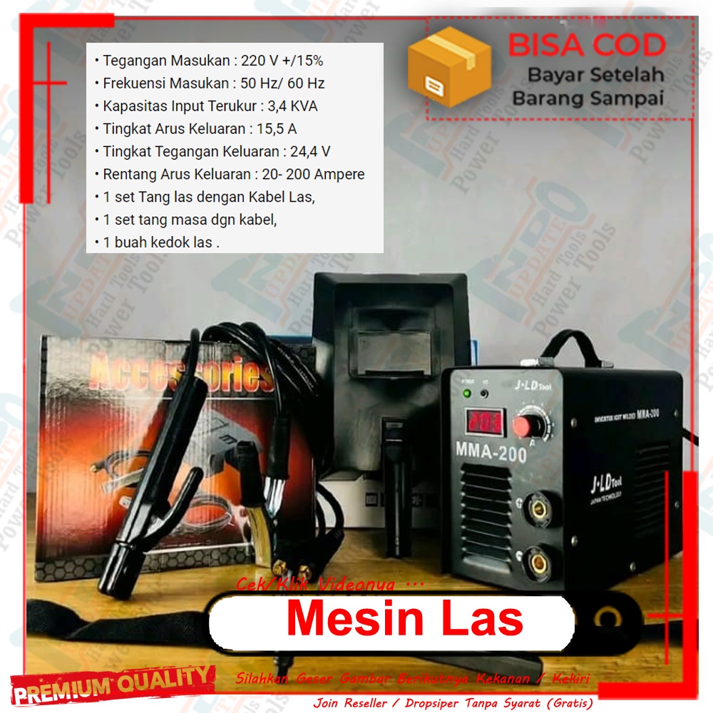 Jual Mesin Las Jld Mma Double Power Inverter Kipas Motor Fan Travo Pengelasan Teravo Trapo