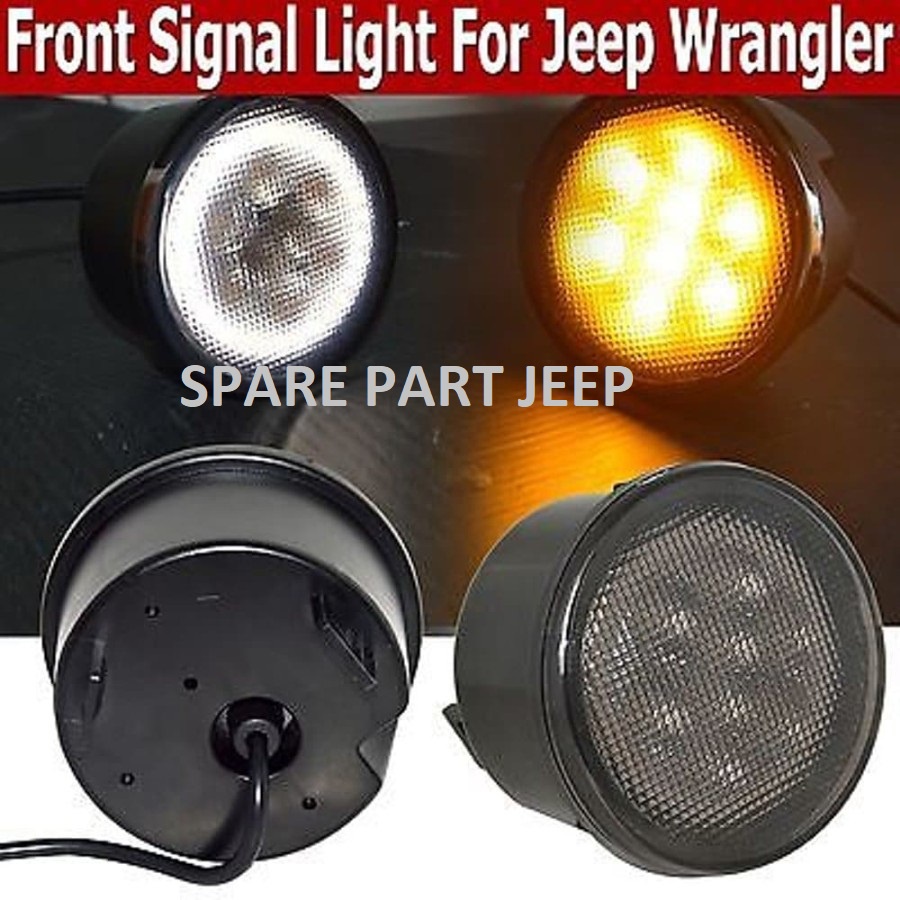 Jual Lampu Sen Depan LED /Front Grille Turn Signal Jeep Wrangler