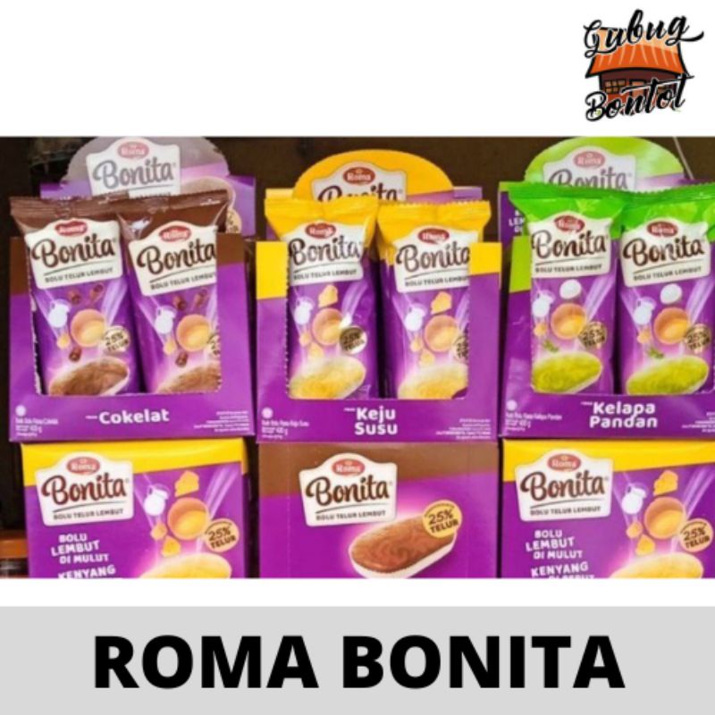 Jual Roma Bonita Varian Rasa Coklat Keju Susu Pandan Shopee Indonesia 8373