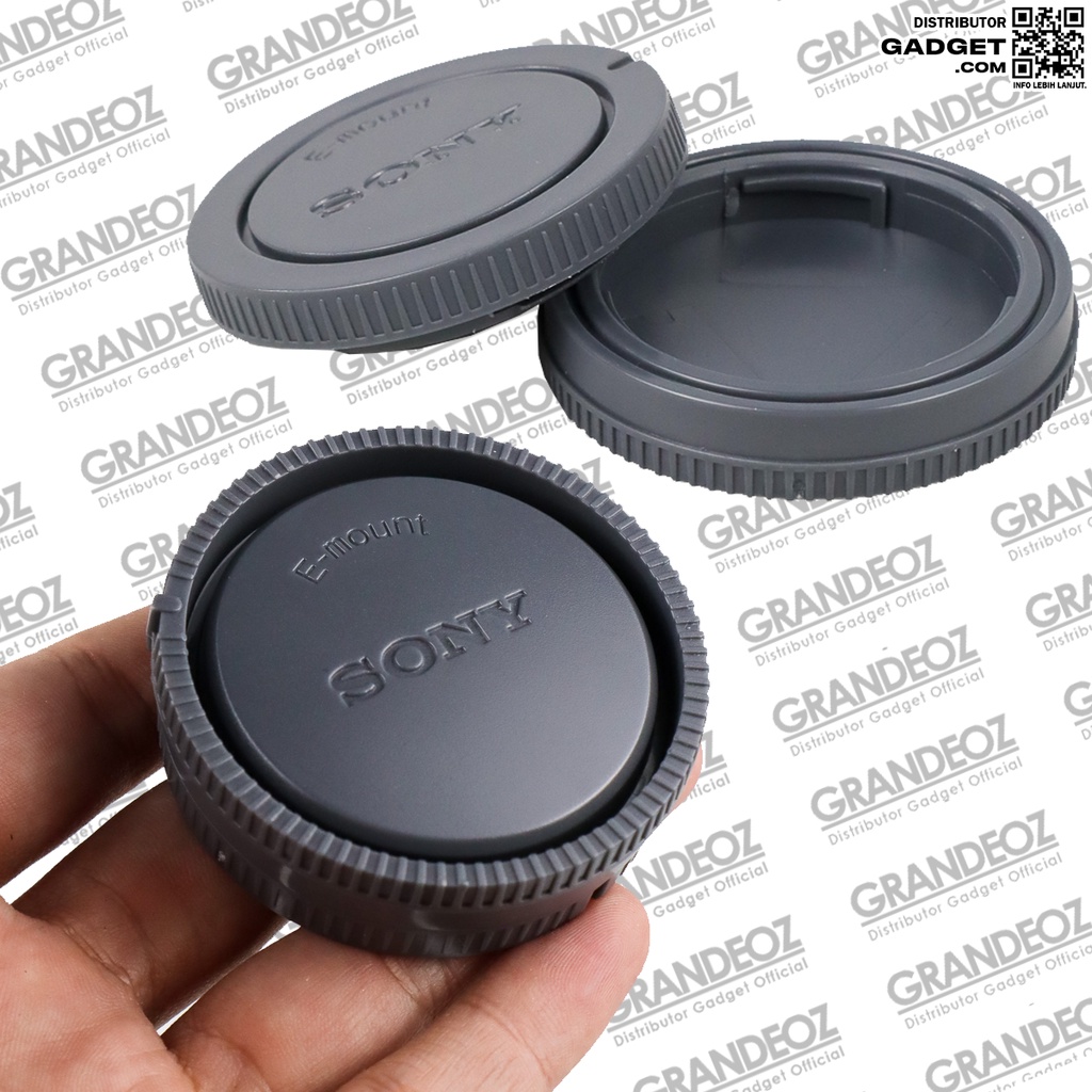 Jual 1 SET E Mount SONY NEX FRONT BODY LENSA CAP REAR Kamera EMount ...