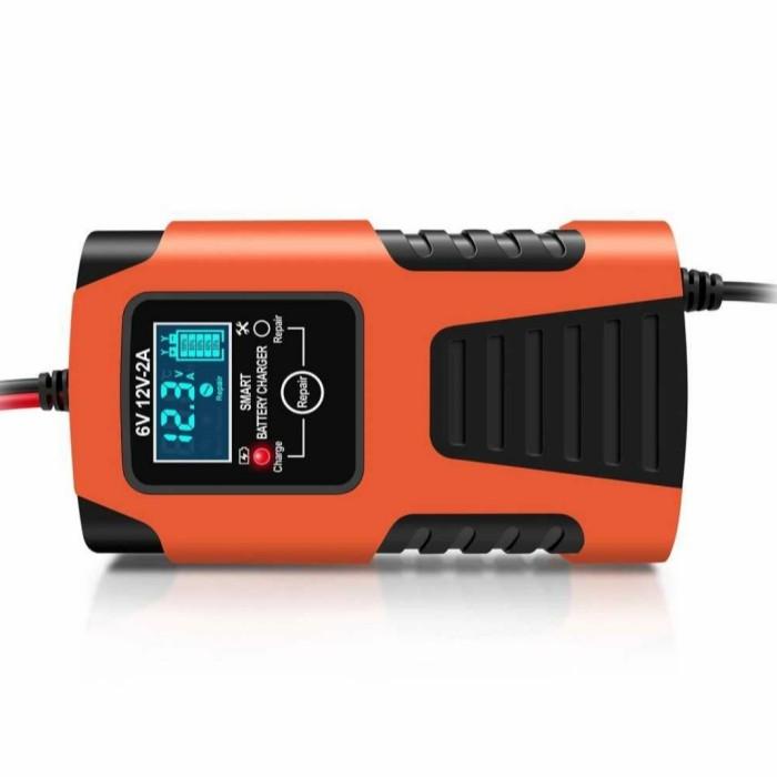Jual Charger Aki Cas Accu Batre Mobil Lead Acid FOXSUR 6V/12V 4-40Ah