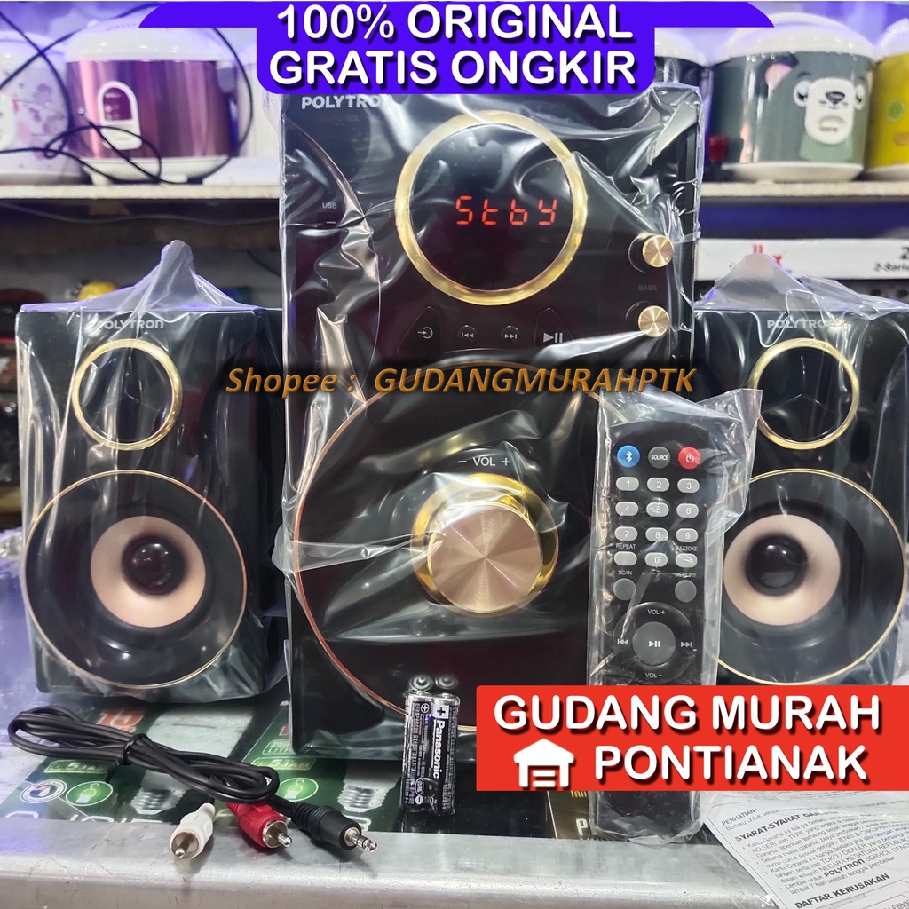 Jual Speaker Bluetooth Polytron Pma9310 Multimedia Audio Speaker