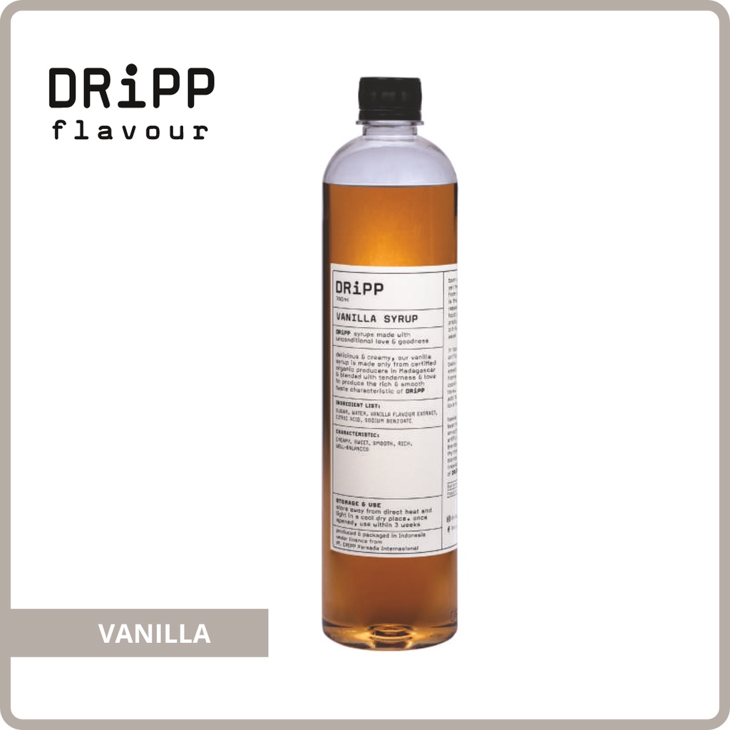 Jual Dripp Flavour Sirup Premium Vanilla 760 ml | Shopee Indonesia
