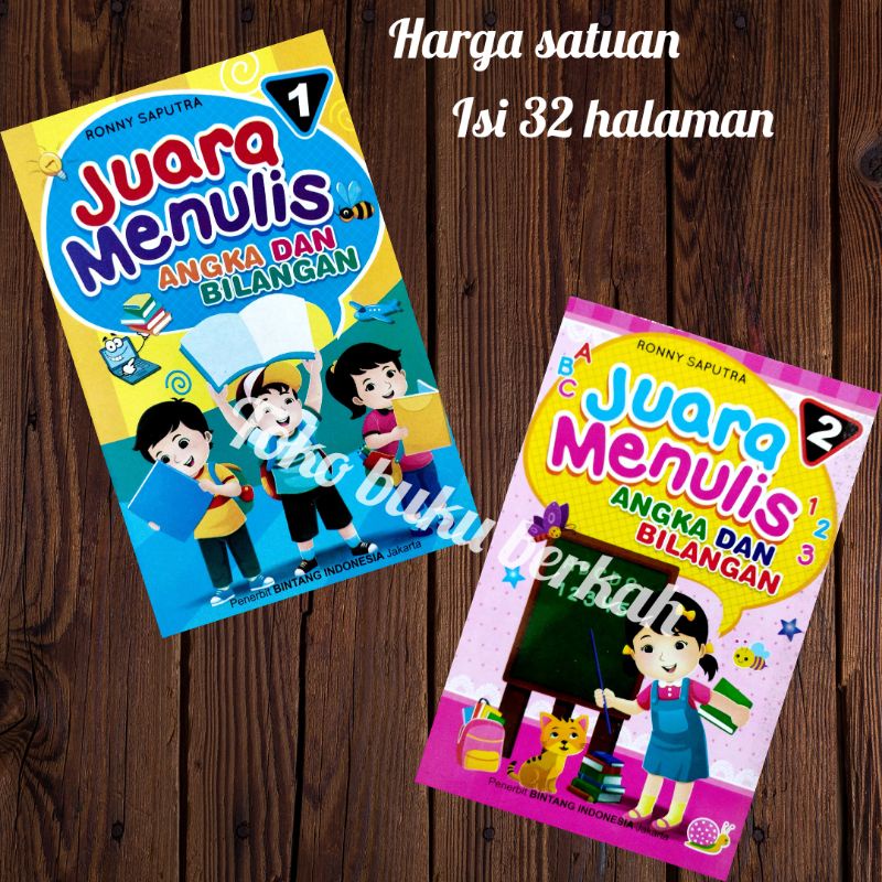 Jual Buku Juara Menulis Angka Dan Bilangan 32 Halaman (15x24cm ...