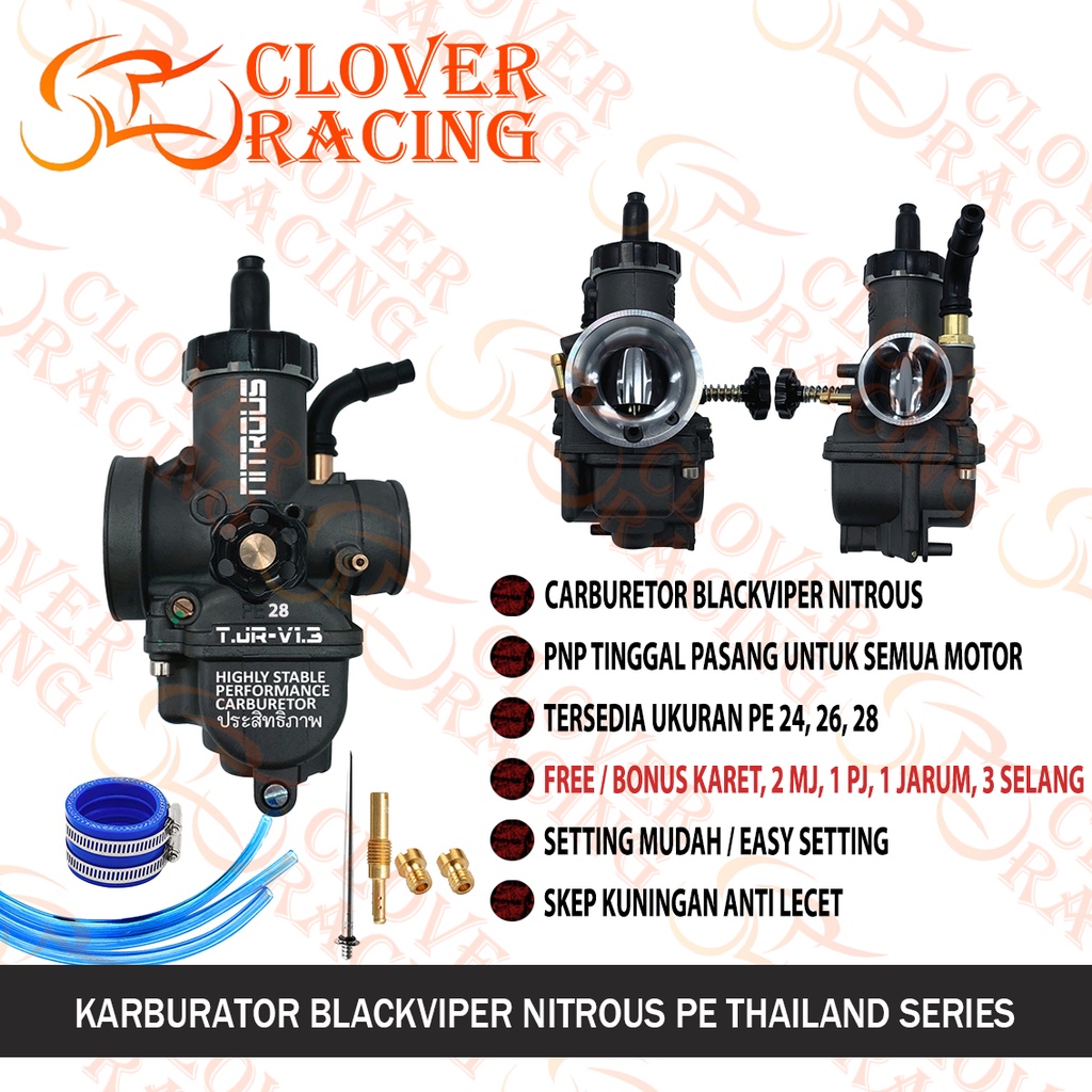 Jual Bisa Cod Karburator Blackraven Quick Nsr Copper Nitrous Pe