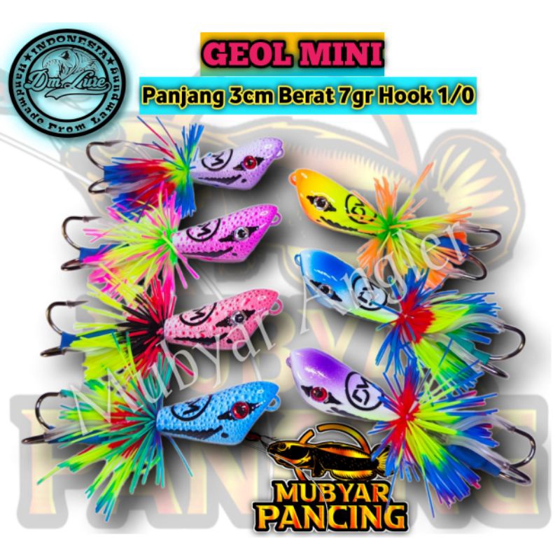 Jual Geol Mini Rattle Cm Dm Lure Lampung Umpan Casting Gabus