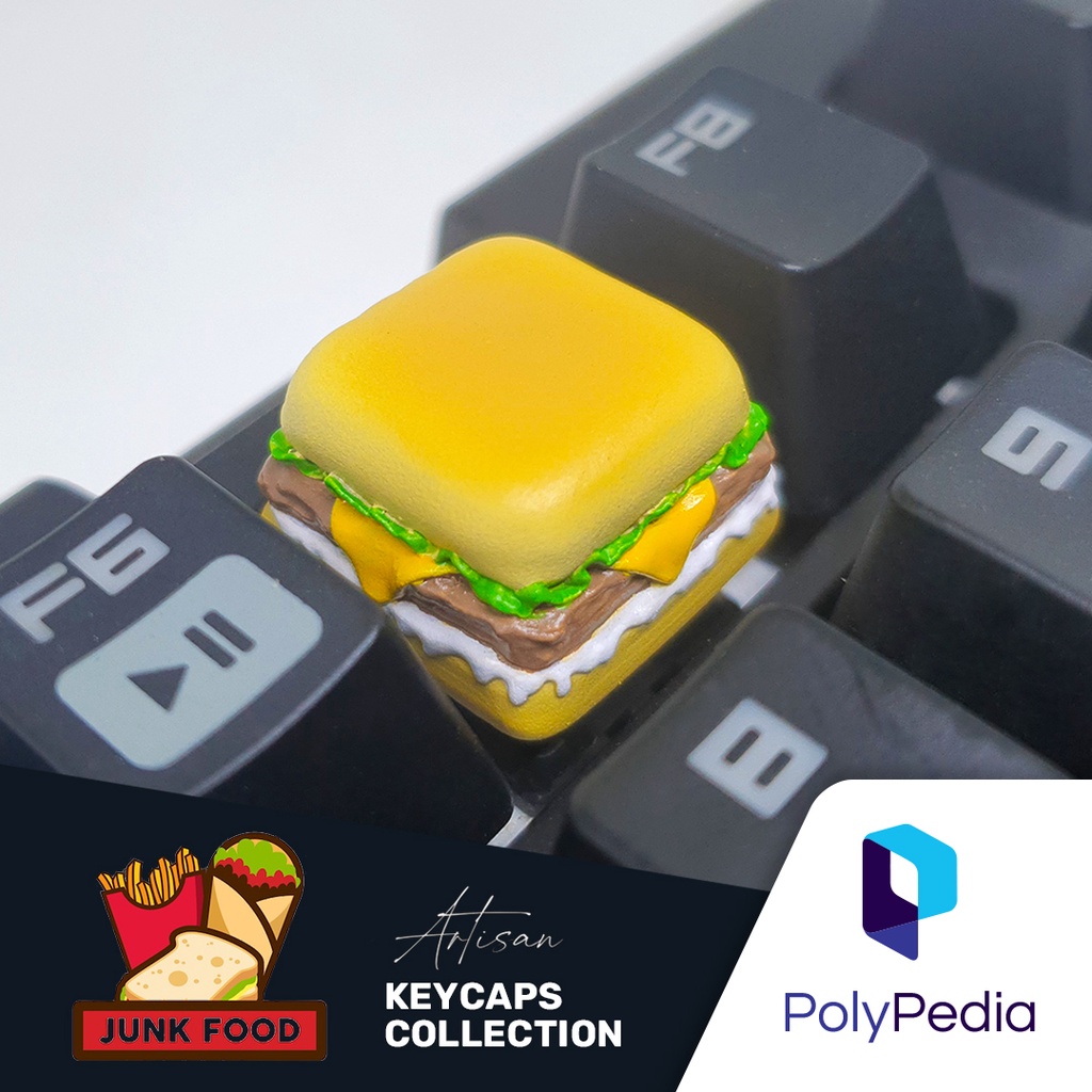 Jual Burger Junk Food Artisan Keycap / Keycaps | Shopee Indonesia