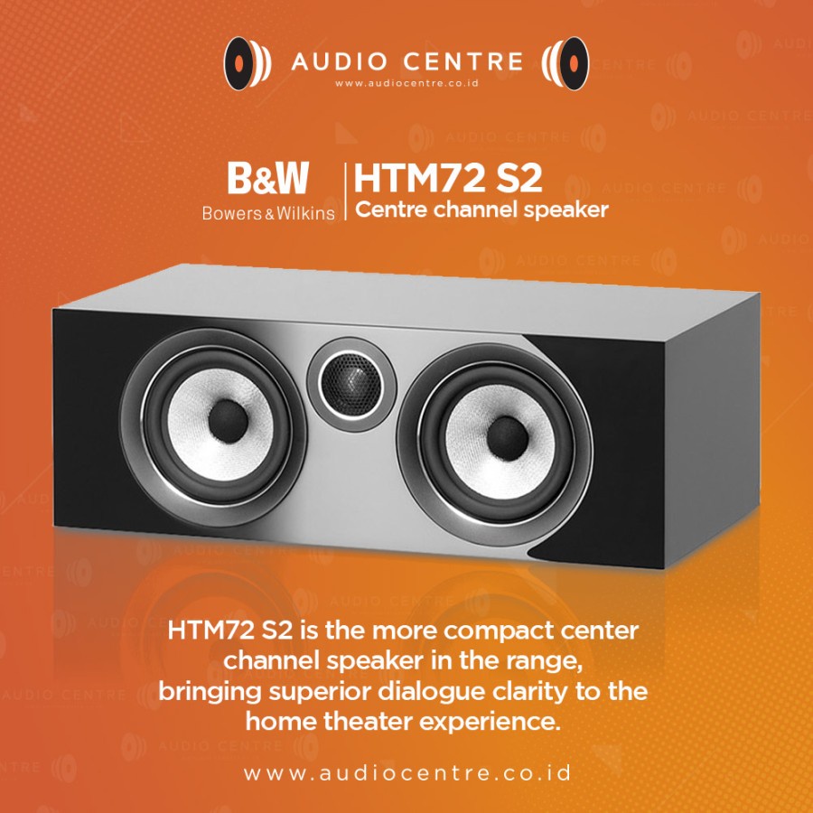 Jual Bowers & Wilkins HTM72 S2 Center Channel Speaker / B & W | Shopee ...