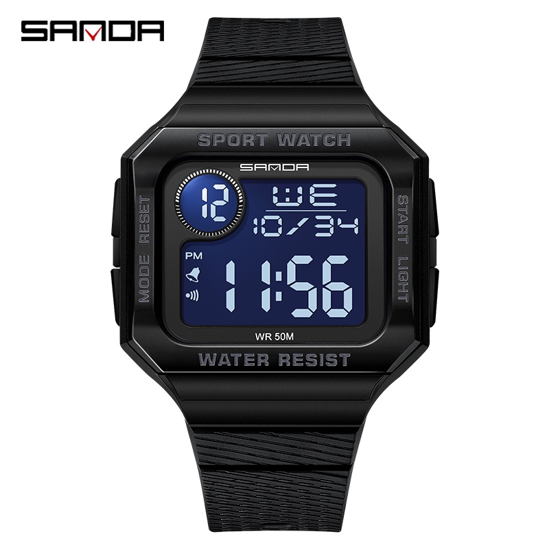 El backlight sport online watch