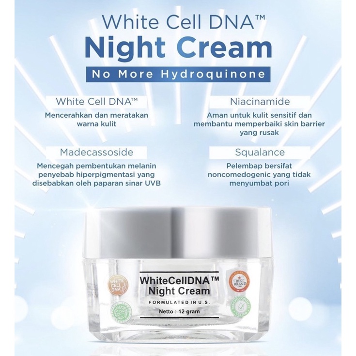NIGHT CREAM WHITE CELL DNA