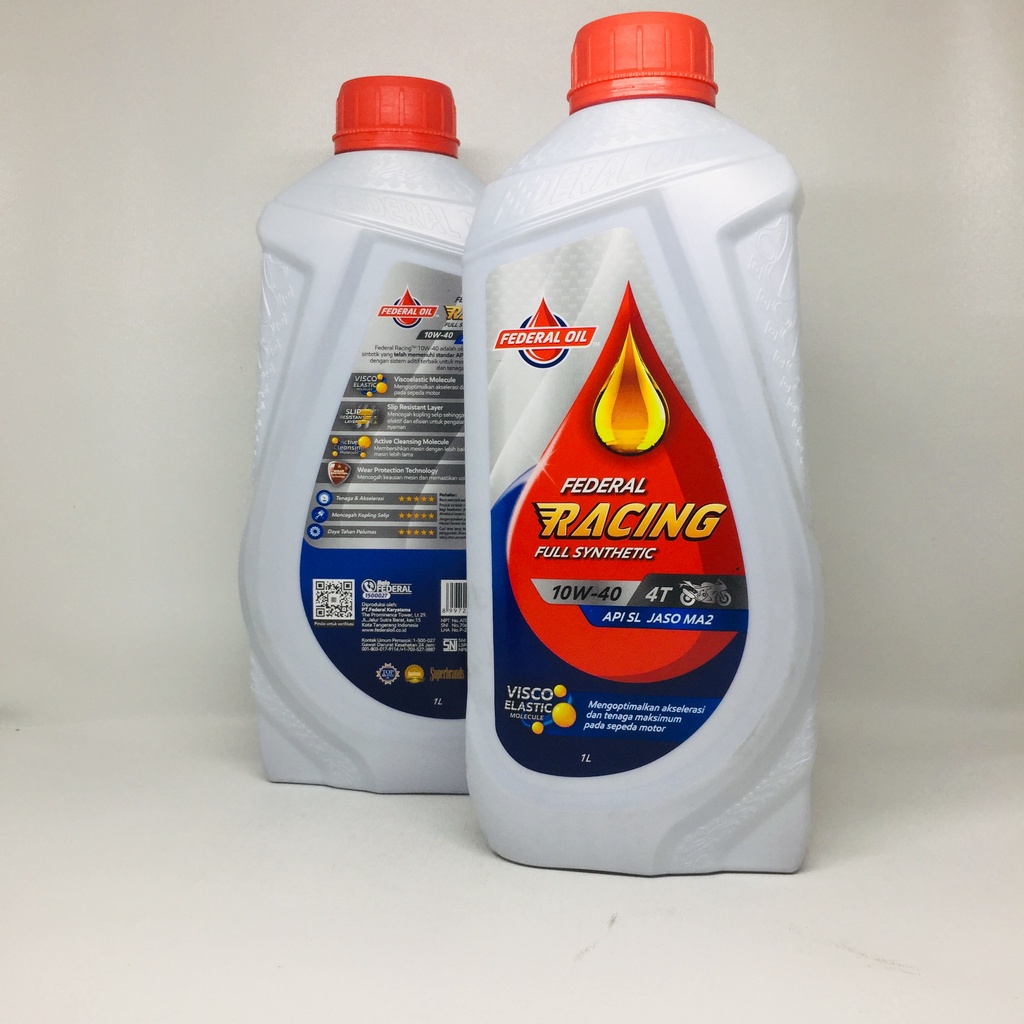 Jual OLI MESIN PELUMAS OIL MESIN MOTOR BEBEK SPORT 4T FEDERAL RACING ...