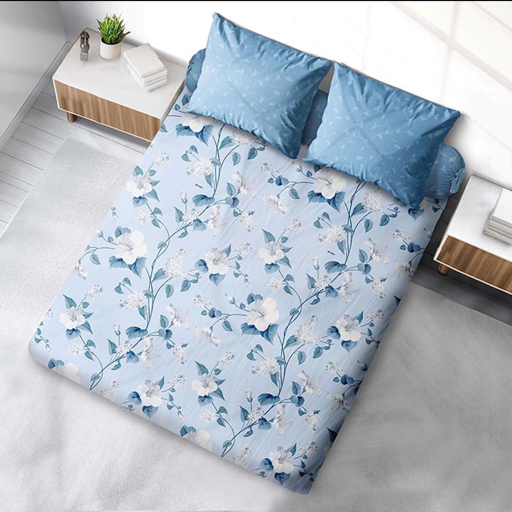 Jual ALL NEW MY LOVE Sprei King Fitted 180x200 Sayuri | Shopee Indonesia