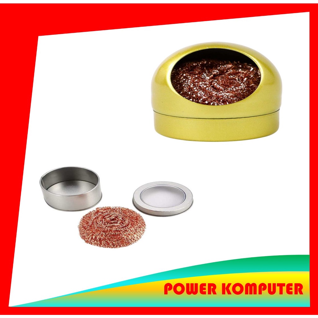 Jual Soldering Tip Cleaner Solder Tip Cleaning Wire and Holder Soft