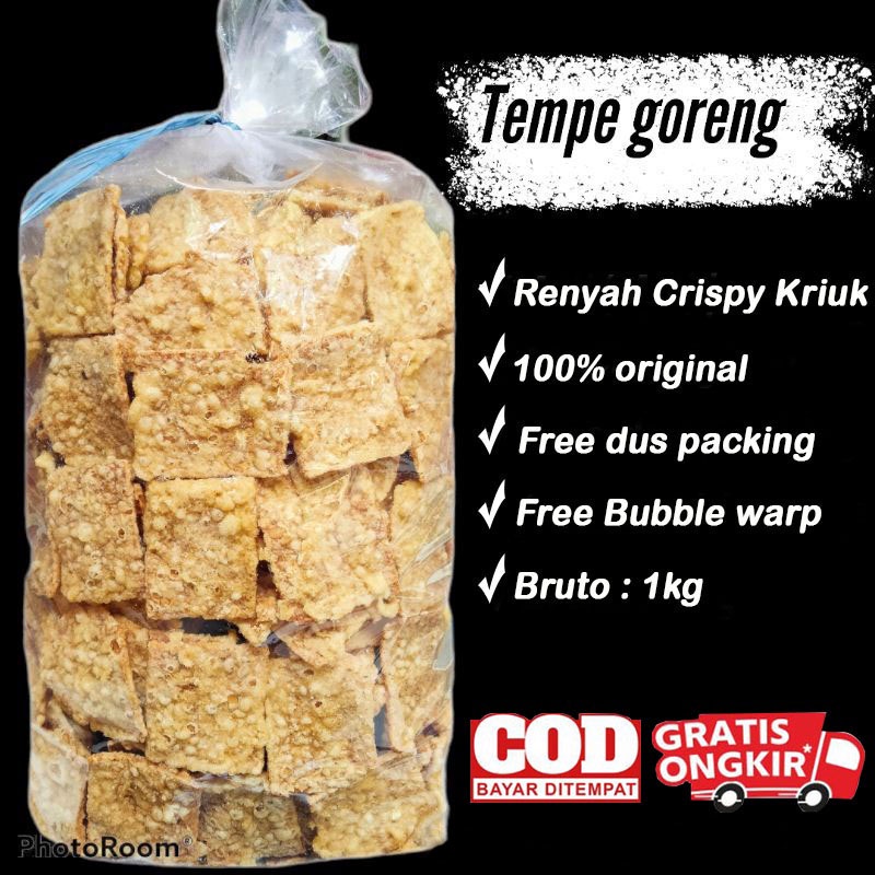 Jual Keripik Tempe Khas Bandung Kg Kripik Tempe Malang Kg Crispy Renyah Pedas Gurih Shopee