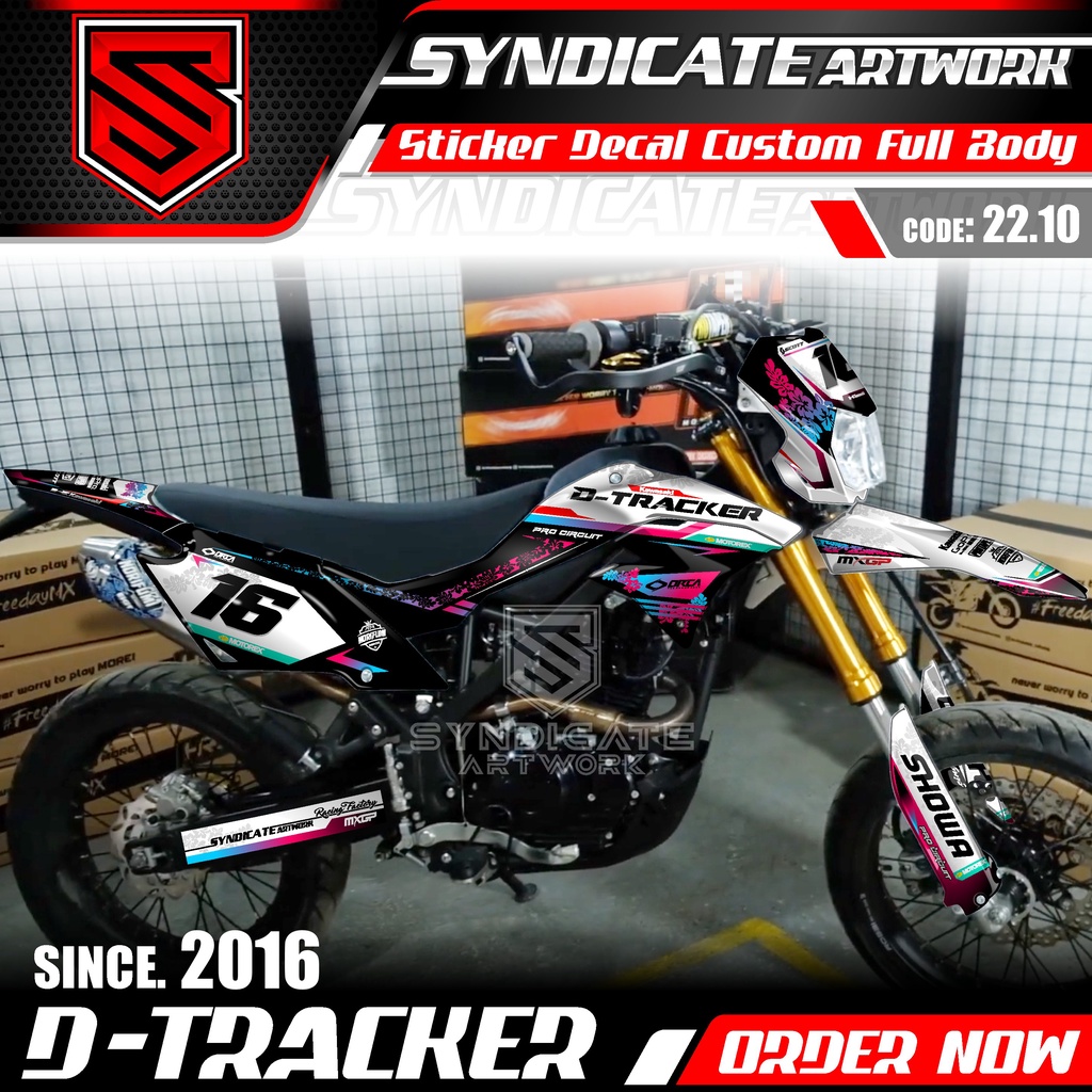 Jual Decal Stiker Motor Kawasaki KLX Dtracker 150 SE Full Body ...