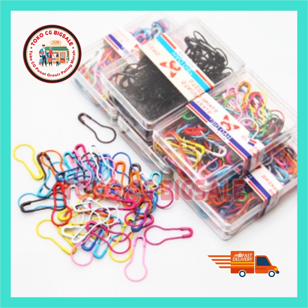 Jual PENITI BOHLAM / LABU ANTI NYANGKUT WARNA WARNI / HITAM 1 BOX ISI ...
