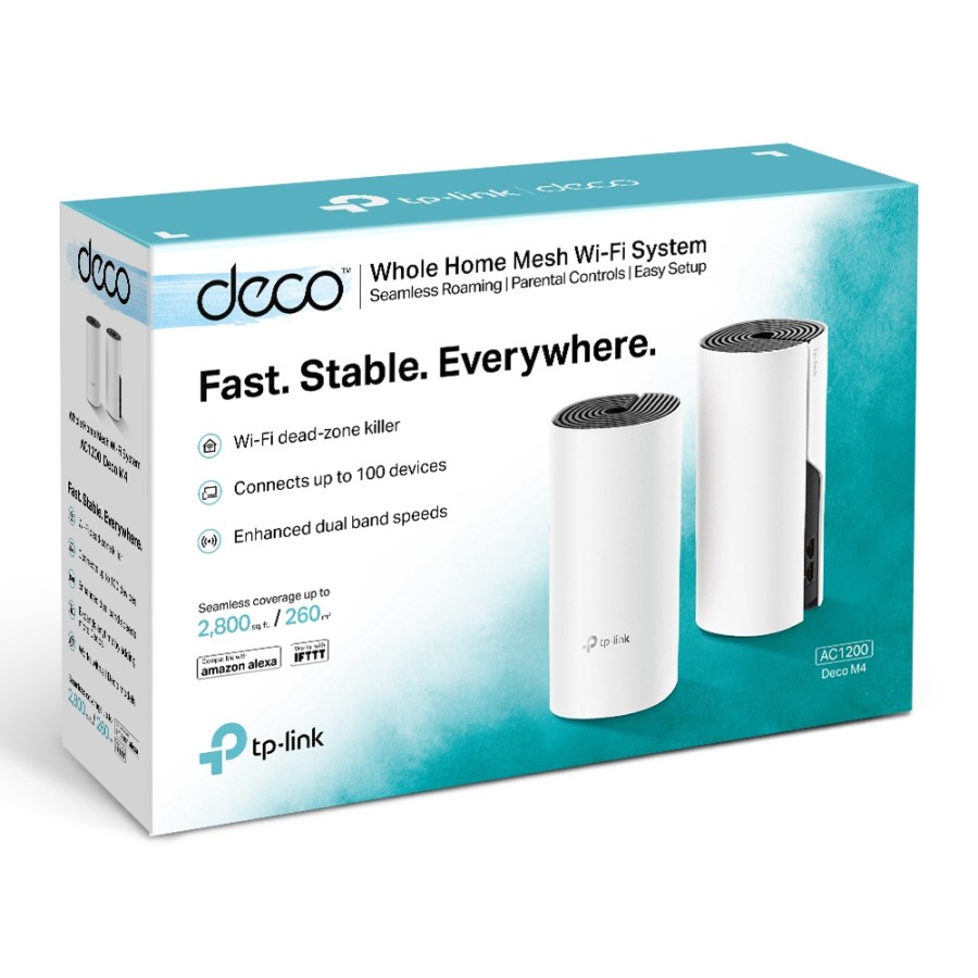 Jual TP-Link Deco M4 1/2/3 Pack AC1200 Mesh WiFi System Dual Band ...