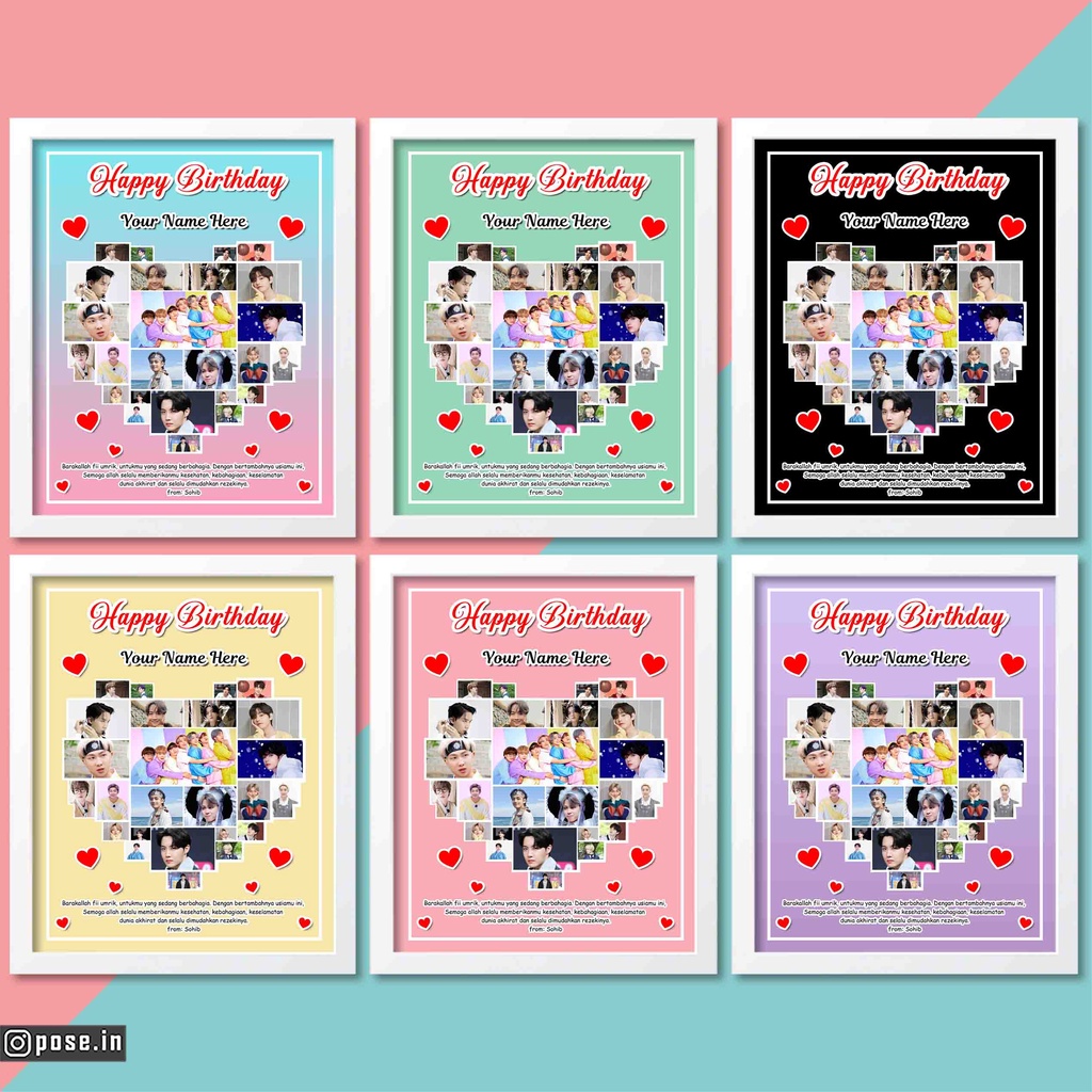 Jual EDIT FOTO BINGAKAI UCAPAN KOLASE LOVE SOFTFILE | Shopee Indonesia