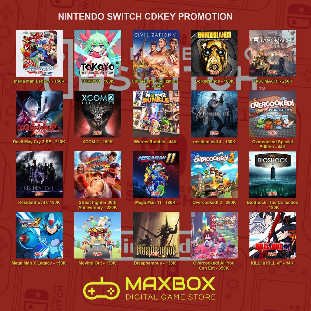 Jual Nintendo Switch digital Game SALE | Shopee Indonesia