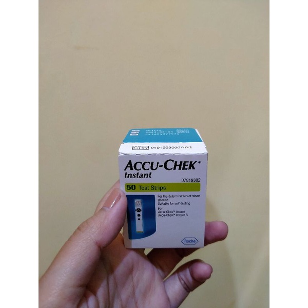 Jual Accu-Chek Instant Test Strip isi 50 dan isi 100 cek gula darah ...