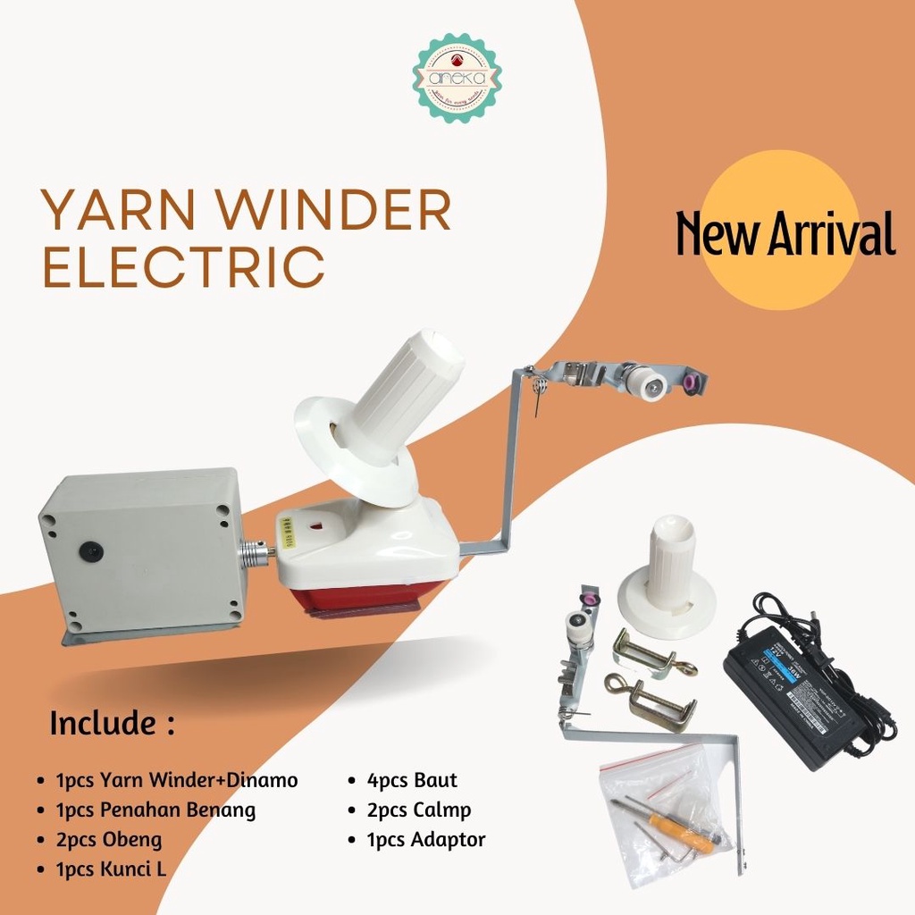 Jual Wool Yarn Winder Electric Automatic / Penggulung Benang Elektrik