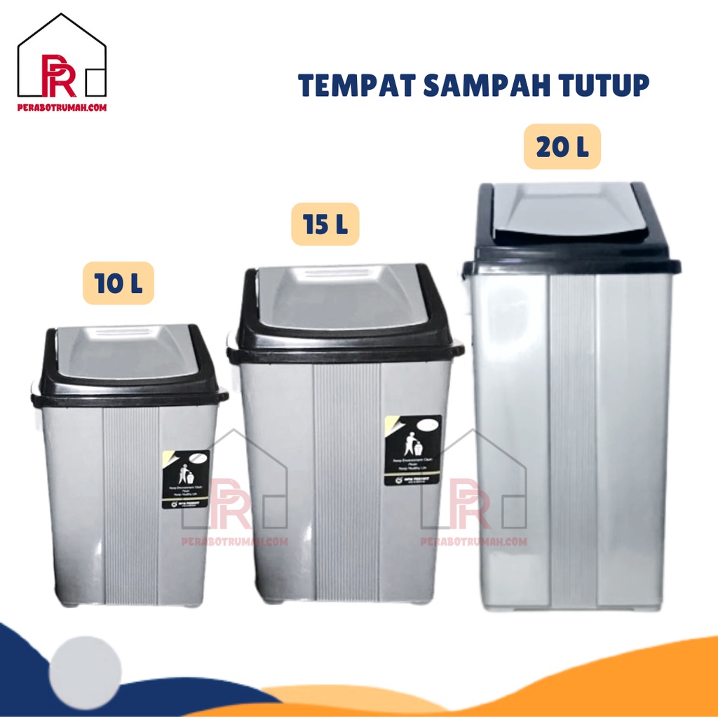 Jual Tempat Sampah Tutup Goyang Mkw Tempat Sampah Indoor Outdoor