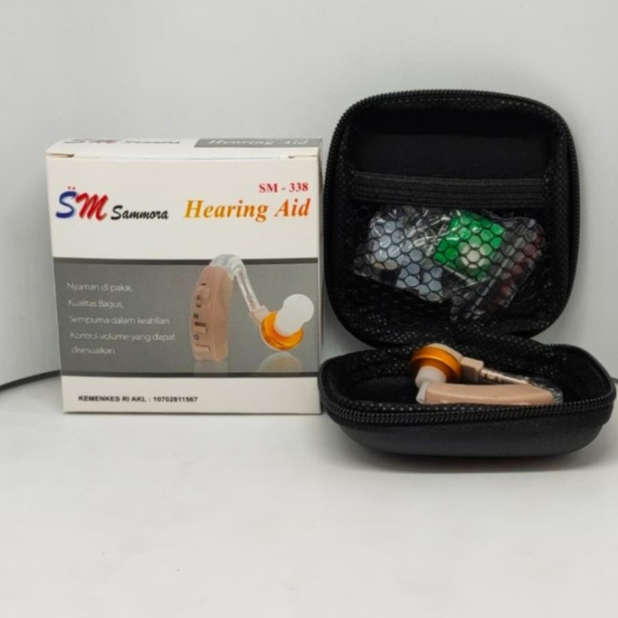 Jual Alat Bantu Dengar SAMORA SM-338 / Wireless / BTE Hearing Aid ...