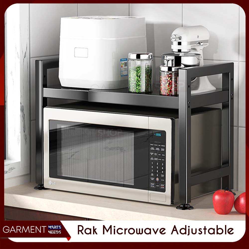 Jual Rak Microwave Oven Tempat Penyimpanan Alat Dapur Stainless Steel ...