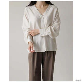 Leenbenka Casia Blouse 2A15 Katun Premium Minimalis