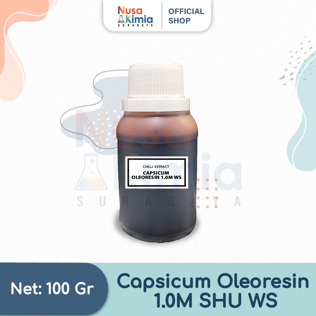 Jual Capsicum Oleoresin 1.0 Jt SHU Water Soluble / Ekstrak Cabai