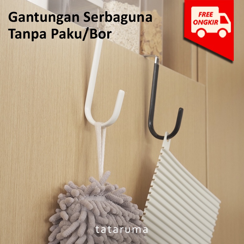 Jual TATARUMA Rami - Gantungan Besi Single Serbaguna Tanpa Paku/Bor ...